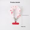 Women Heart Polka Dot Scrunchies Phone Lanyard Universal Phone Wrist Straps Anti Lost Hand Lanyard Detachable Cute Wristband