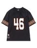 Enbiei Hwc Nyk Knee-Length Mesh Short Sleeve T-Shirt (N252Ts852P) Black
