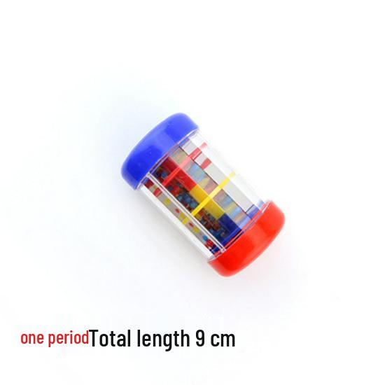 Children s Educational Rain Sound Maker: Kindergarten Percussion Rainbow Hourglass for Imitating Rain Sounds (1-4 Sections)