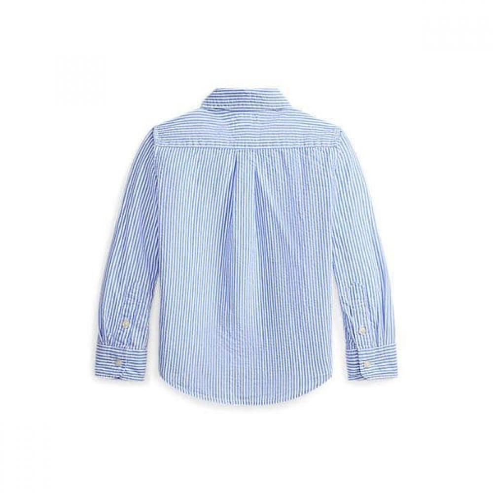 Polo Ralph Lauren Boys 2 7 Years Stripe Cotton Seersucker Shirt Cwpowovb6820687400