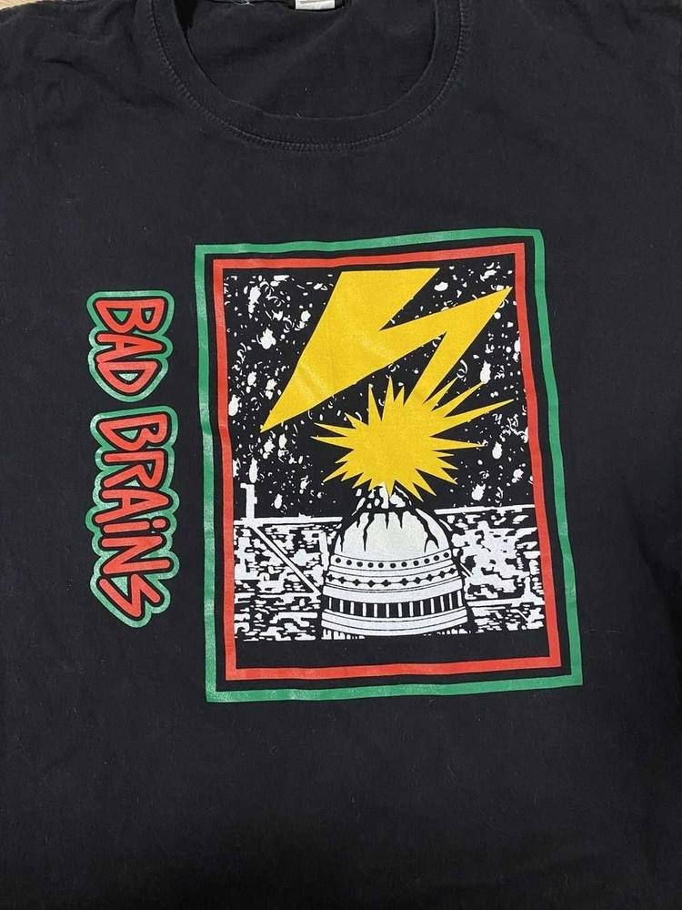 Vintage Bad Brains Band Iconic T-shirt All Size S-5XL Unisex T-Shirt XL
