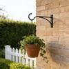 Portapiante Nero Tradizionale Per Uso Esterno Durevole Verniciato a Polvere Design Completa Vari Stili di Terrazza