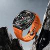 Metal Case+Strap for Samsung Galaxy Watch Ultra 47mm Strap Silicone Breathable Strap Replacement Band for Samsung Galaxy Ultra 2025/2024 Correa