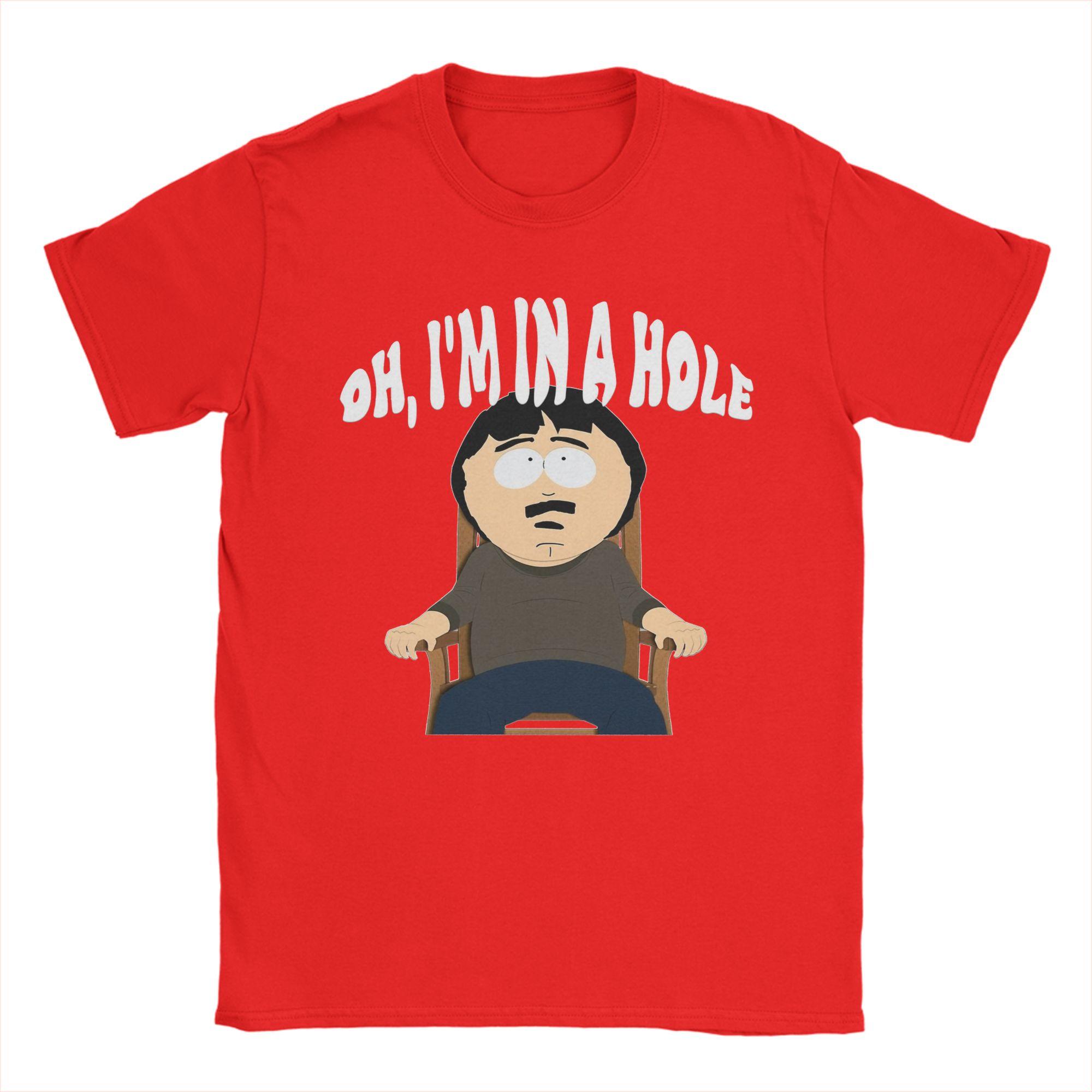 Randy Marsh SouthParks Unisex T Shirt Funny Tee Shirt Short Sleeve Round Neck TShirts 100 Cotton Graphic Clothes S