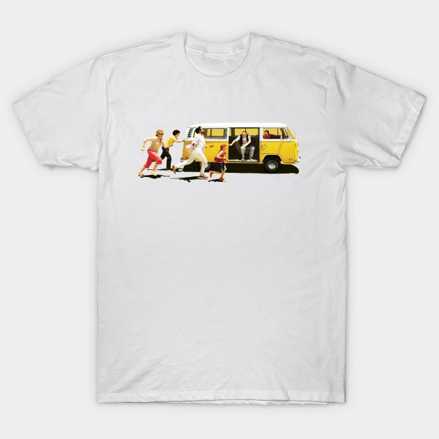 

Men Black Print T-shirt Little Miss Sunshine No-Cut Transfer Paper Print Cotton Tshirt S білий