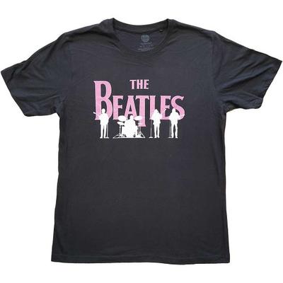 The Beatles Unisex Adult Silhouette Hi-Build T-Shirt