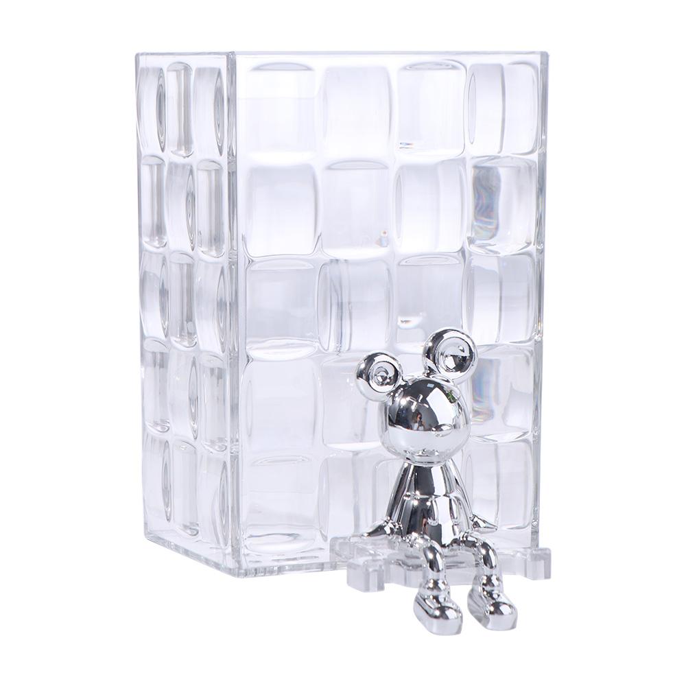 Minimalist Wall-Mounted Toothbrush Holder Plastic Toothbrush Cup Holder Mouthwash Cup Set  for Home