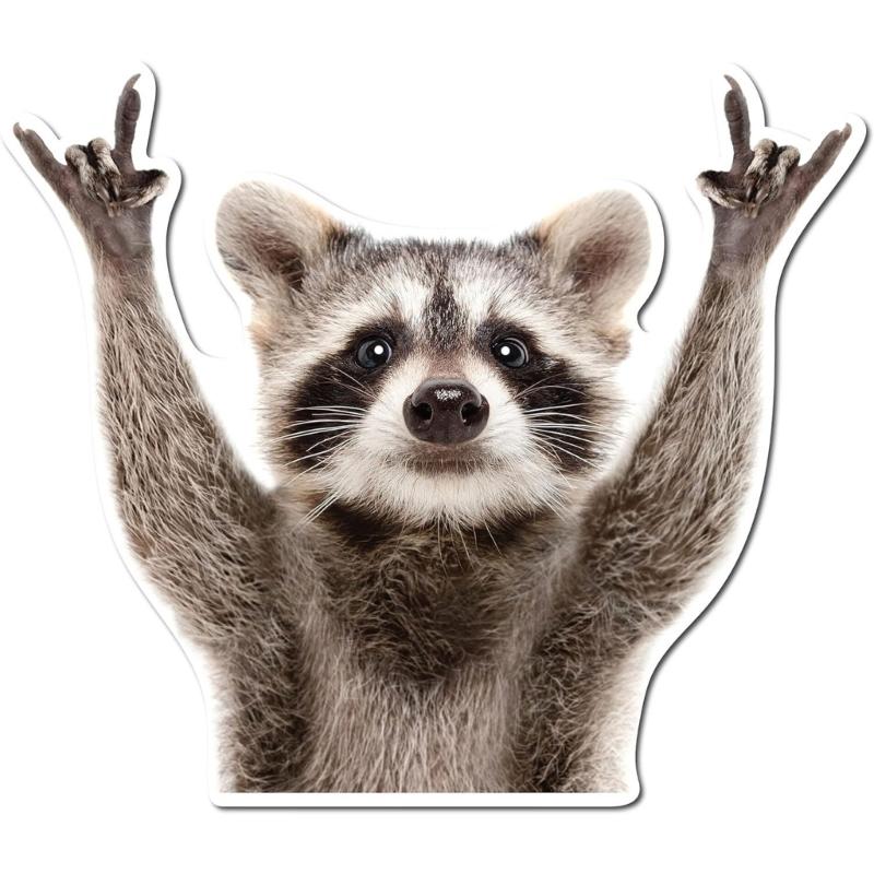High Quality Raccoon Themed Decals For Vehicle Body And Customization Automotive Exterior Decorative Stickers 1