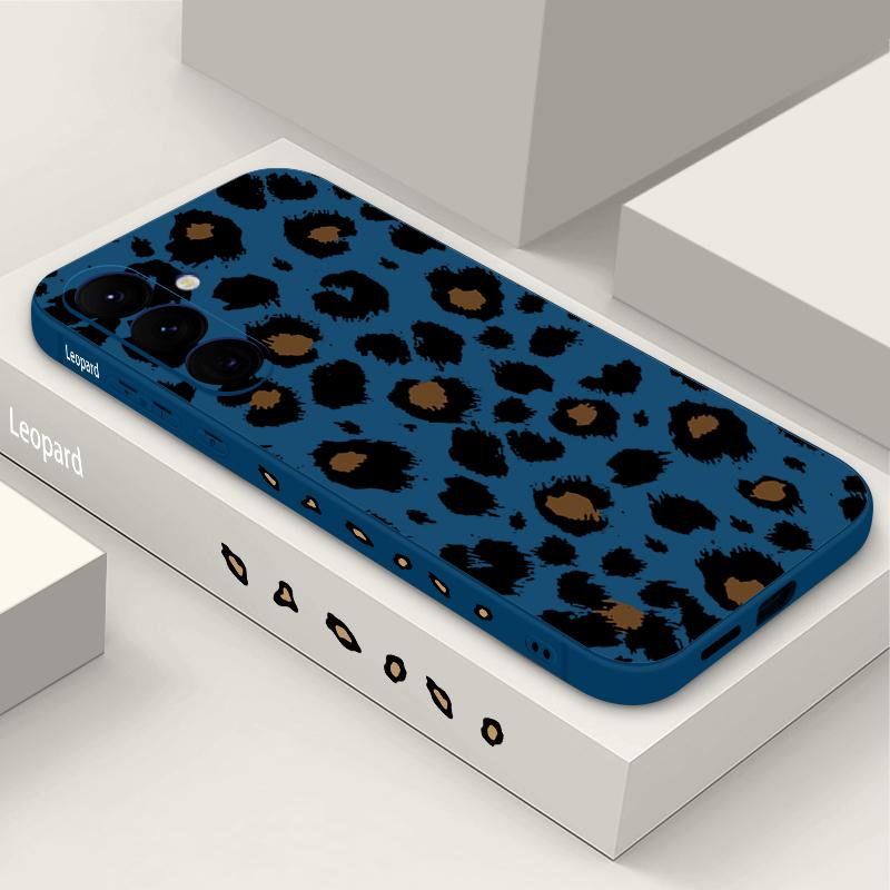 Leopardenmuster Hülle Für Samsung Galaxy S26 S25 Ultra S24 S23 S22 Plus S21 FE A15 A16 A17 A35 A36 A54 A55 A56 5G Weiche Hülle