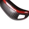 Real Carbon Fiber Car Interior Gear Shift Gear Head Cover Trim For Porsche Panamera 971 2017-2023 Auto Accessories