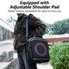 Speaker Cover Reinforced EVA Padding and Soft Lining Hollowed Design Includes Adjustable Carrying Strap for Encore 2