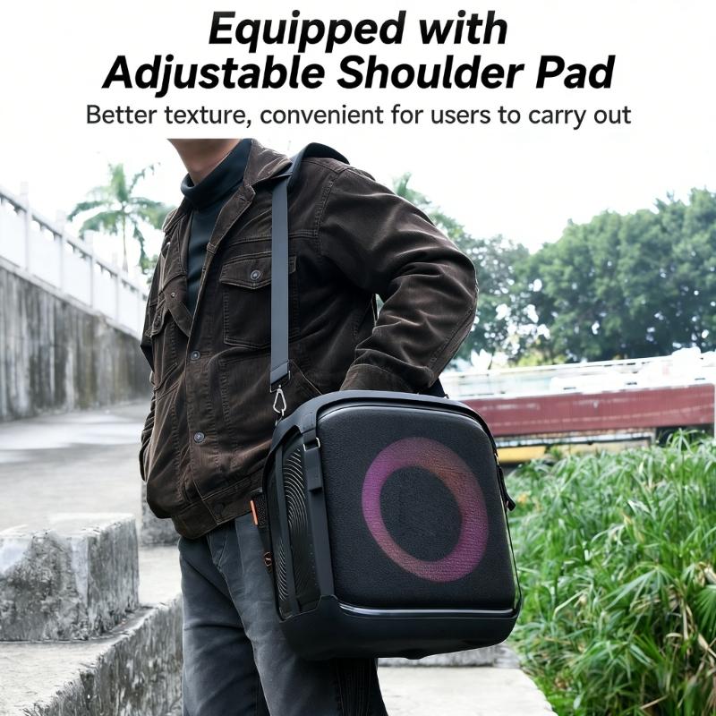 Speaker Cover Reinforced EVA Padding and Soft Lining Hollowed Design Includes Adjustable Carrying Strap for Encore 2
