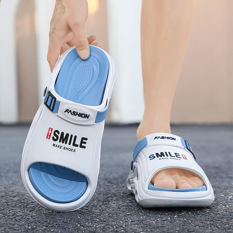 Summer Men's Large Size Sandals EVA Soft Soled Slippers Home Casual Slippers Beach Sandals