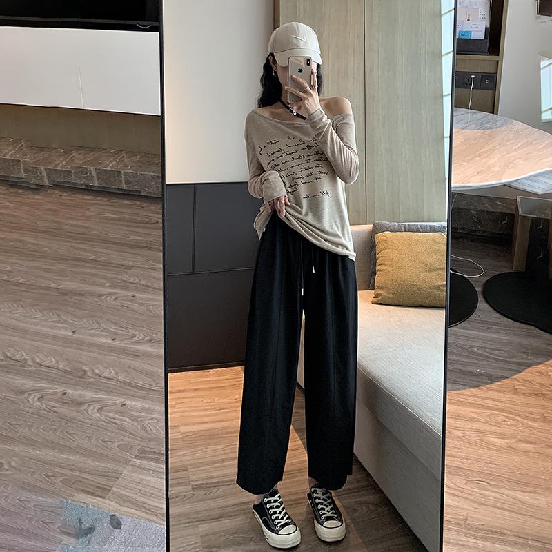 

Белые брюки гаремы для женщин на лето новые для фигуры типа «груша» стройнящие с высокой талией брюки бабушки кэжуал девятиточечные брюки-морковки XL