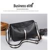 Men's Urban Minimalist Genuine Leather Crossbody Shoulder Bag - Large Capacity