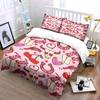 Western Love Pattern Home Decor Soft Comfortable Duvet Cover Bedding Set Included 1*Duvet Cover & 2*Pillowcases, Gift
