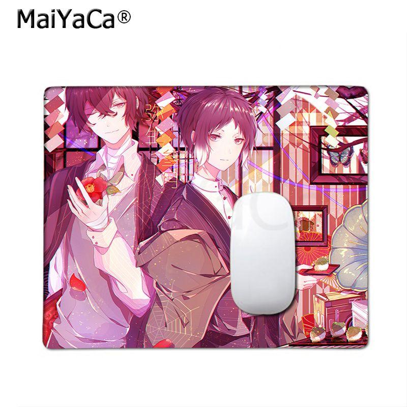 Anime Bungo Stray Dogs Non-slip Lockedge Cartoon Anime Gaming Mouse Pad Keyboard Mouse Mats Smooth Company Writing Desk Mats