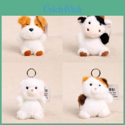Teddy Bear Animal Plush Keyring With Polyester Fiber For Gift And Collection