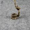 Antique Copper luckly Magpie Plum Tree Branch Ornaments Creative Animal Stump Incense Burner Home Office Desk Decorations gift