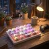 with LED Lights Glowing 19  Keyboard Keychain Portable Keyboard Pendant  Bag Accessory