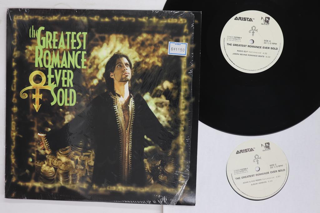 12inch Record PRINCE Greatest Romance Ever Sold 07822137501 ARISTA 1999 US SoulFunk Used