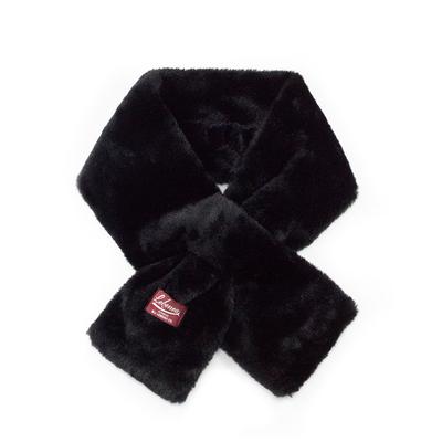 Lebenia Mink Fur Muffler Black