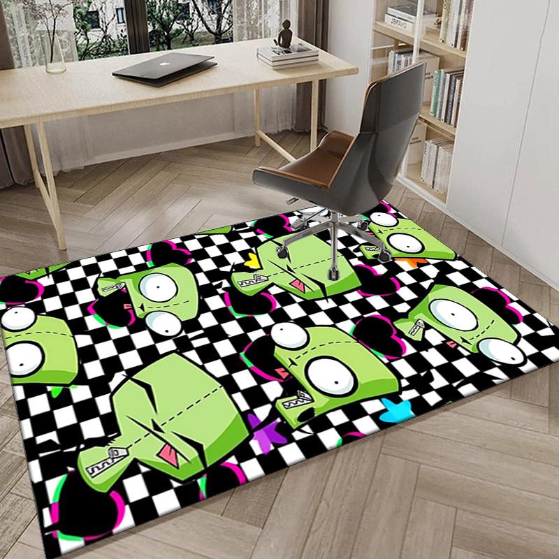 Alien Invasion Pattern Carpet, Chair Rug,Rug for Office Bedroom living rooms, Doormat decor Fan Gift Christmas Gift