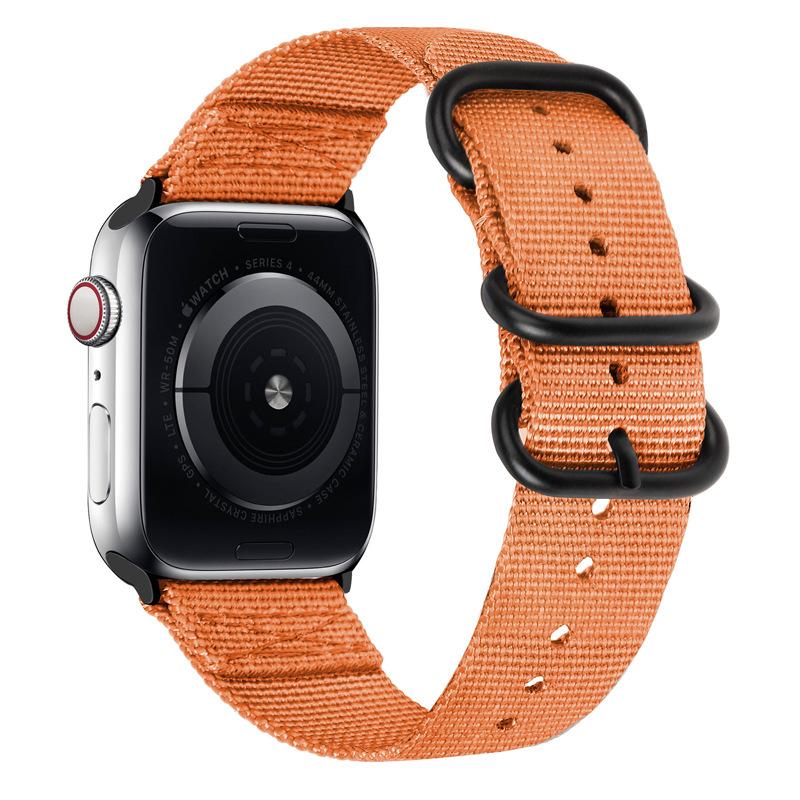 Nylon Strap for Apple Watch Ultra 2/3 49mm Band 46mm 42mm 45mm 41 44 40mm Canvas Bracelet iWatch Series 11 10 9 8 7 6 5 SE Belt