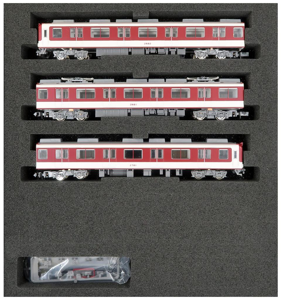 Green Max N Gauge Kintetsu 2680 Series Type Formation Set 50735 Railway Model Train (2682 Formation) 3-car (with Power)