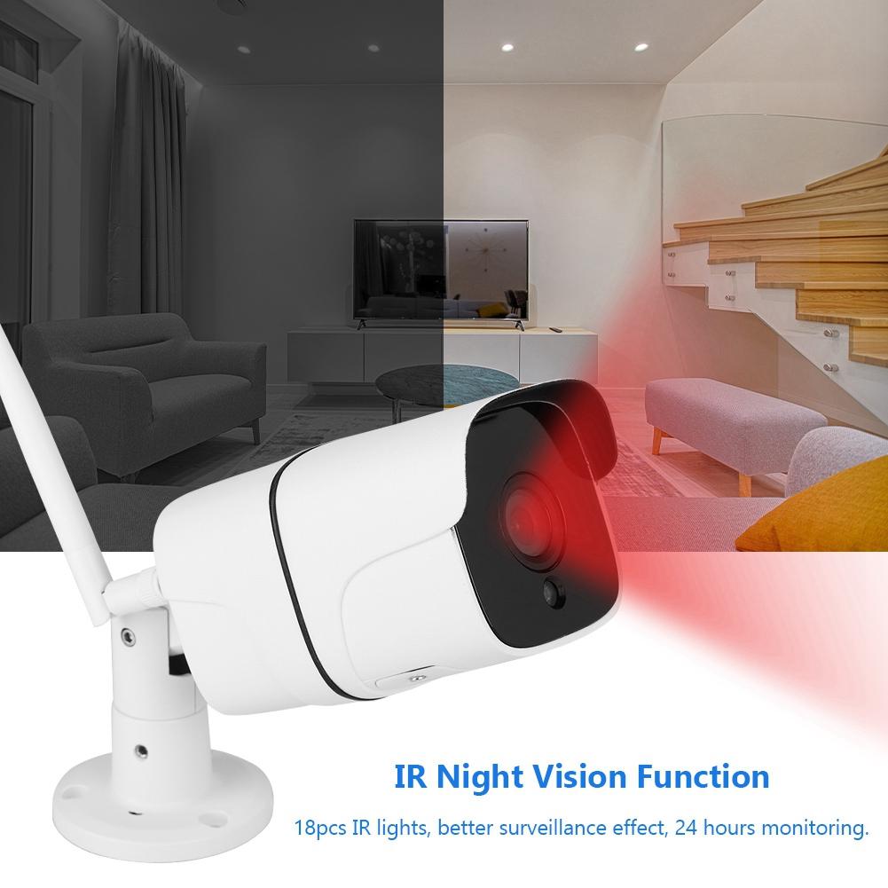 1080P HD WiFi Outdoor Waterproof IP Bullet Camera Wireless Night Vision Security CCTV Camera
