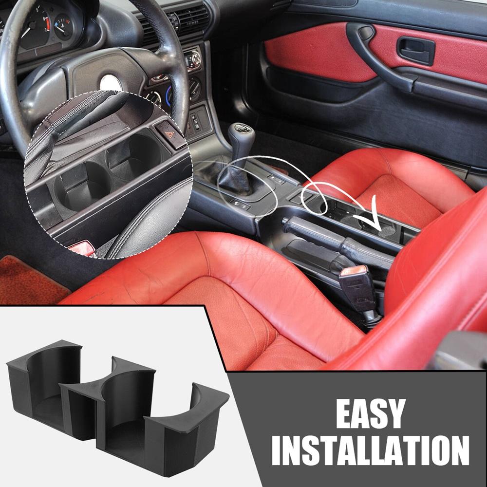 Double Hole Cup Holder Center Console For BMW Z3 (E36|7) ABS Cup Holders
