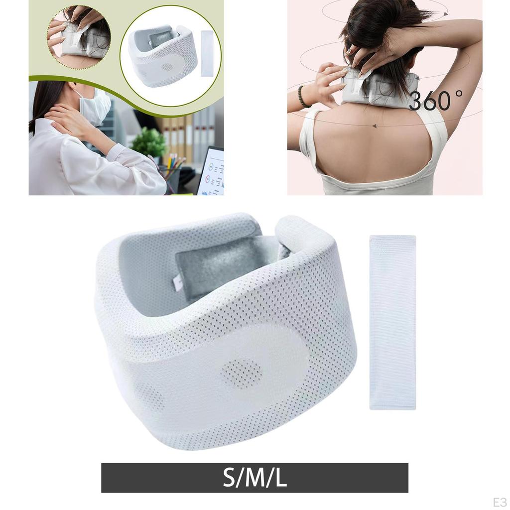 Neck Brace Soft Adjustable Comfortable Support for Sleeping Women & Men