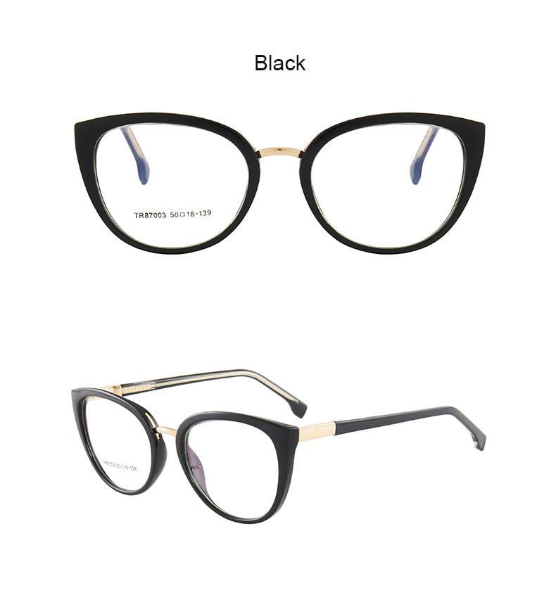 Fashion Cat Eye Leopard Eyeglasses Anti Blue Light Optical Glasses Elegant Luxury Brand Reading Eyewear Plus 0 to +6 0