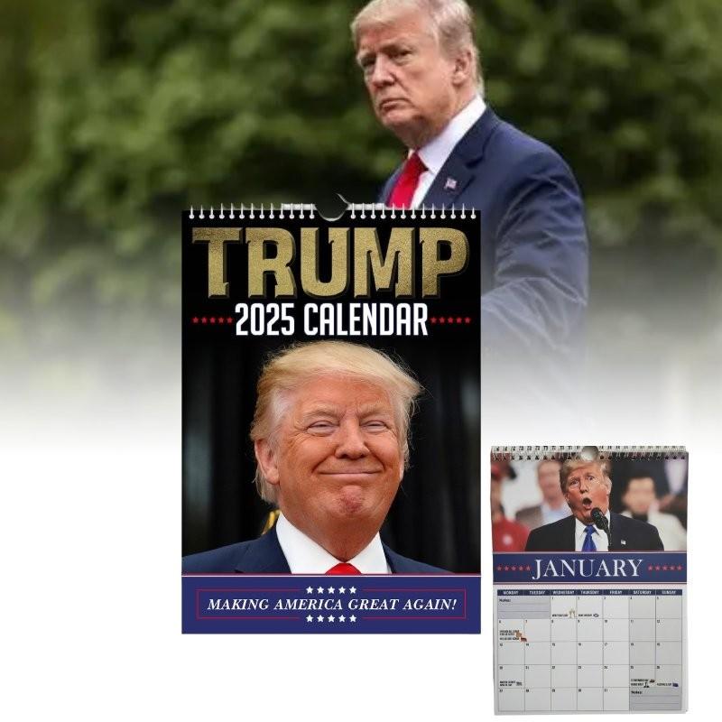 2025 Donald Trump Calendar Desktop Living Room Bedroom Decoration Pendant Wall