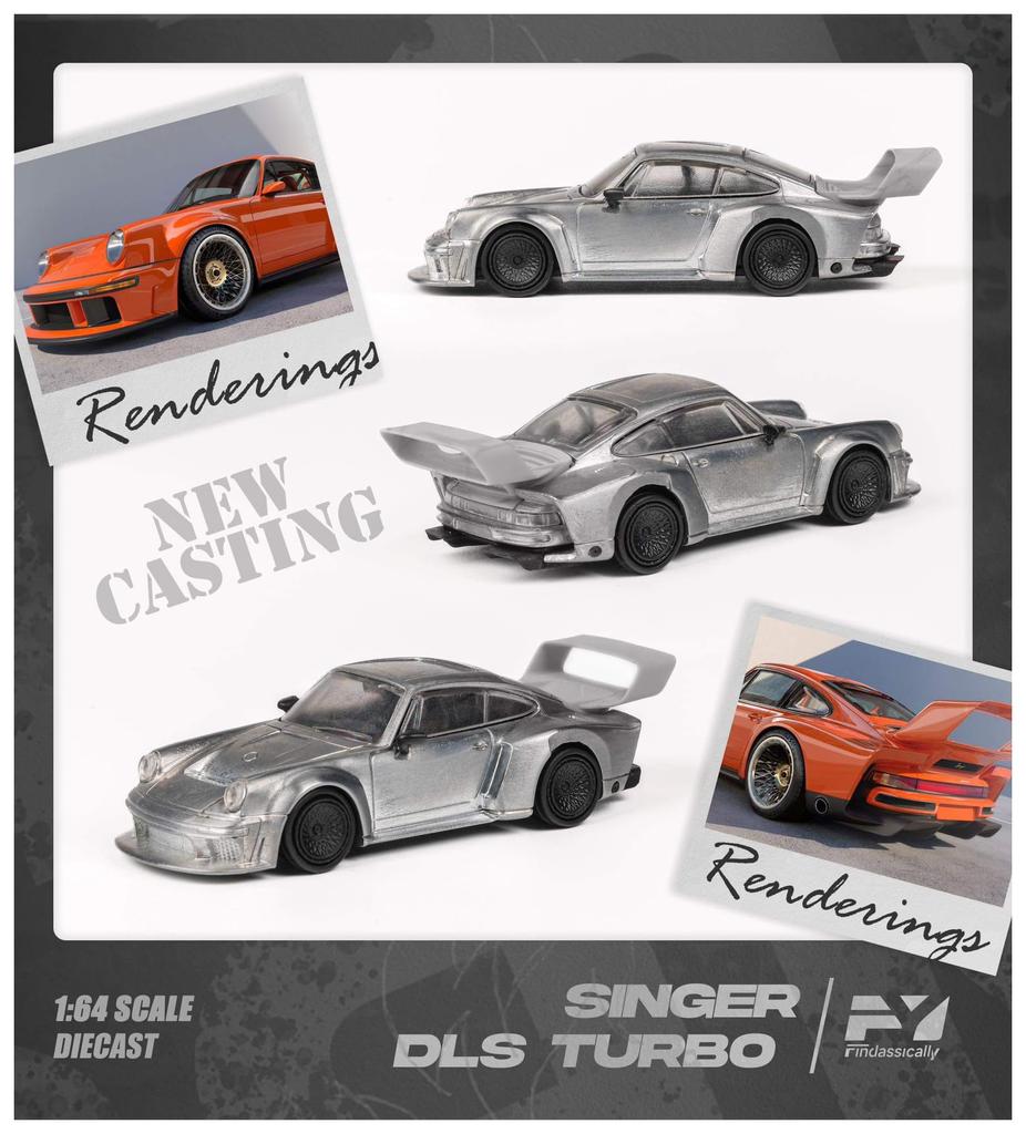 Finclassically Singer DLS Turbo Orange Finished Product 1/64