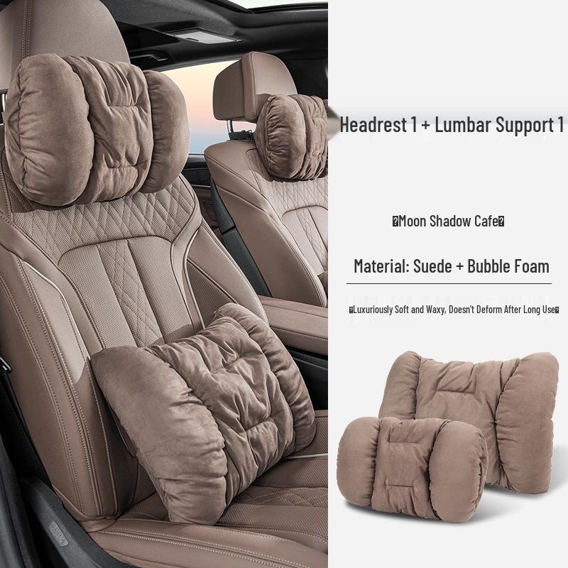Compatible with Adita 12 Car-Specific: Headrest, Lumbar, and Neck Support Pillows