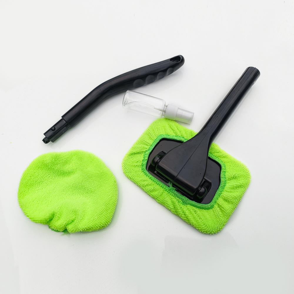 Бытовой многоцелевой телескопический стержень съемный двусторонний очиститель стекол длинная ручка стеклоочиститель скребок для окон