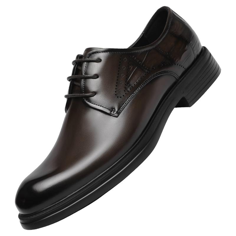 VOLO Rhino Men s Calfskin Formal Derby Shoes EU 40
