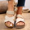 Fashion Flatform Cork Sandals Women Summer 2023 Non Slip Platform Clogs Slippers Female Thick Bottom Outdoor Slides Shoes Woman