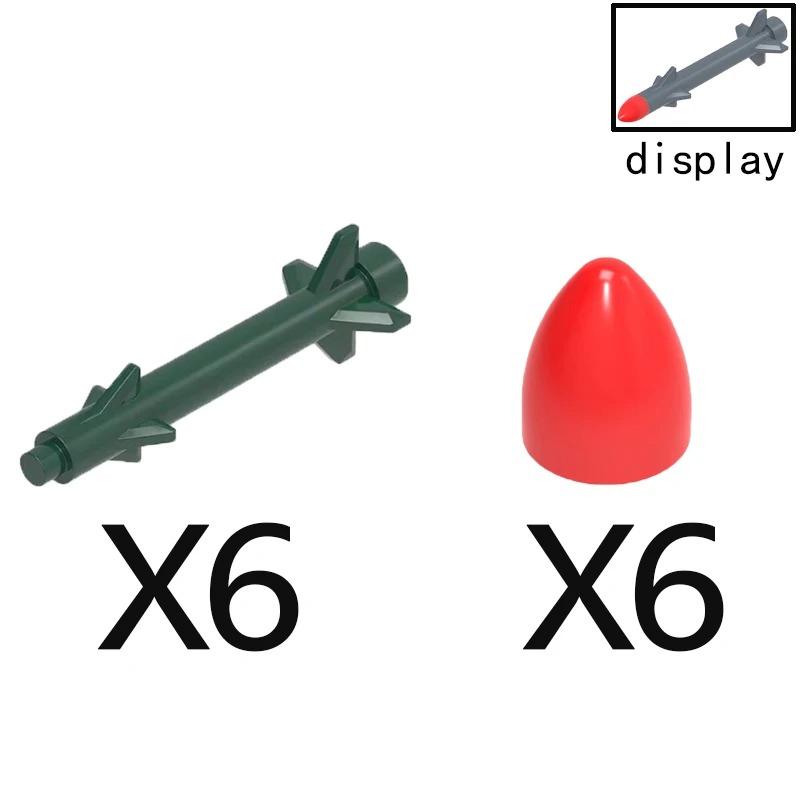 

MOC Compatible Military Character Building Blocks Accessories Missile Models Fighter Jet Assembly Children s Toy Mini Brick Gift
