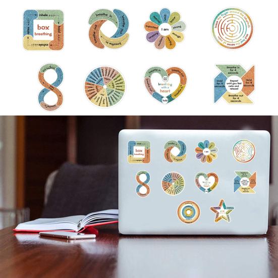 30 Stück Beruhigende Strukturaufkleber zur Angstlinderung Sensorische Fidgets für Erwachsene Jugendliche