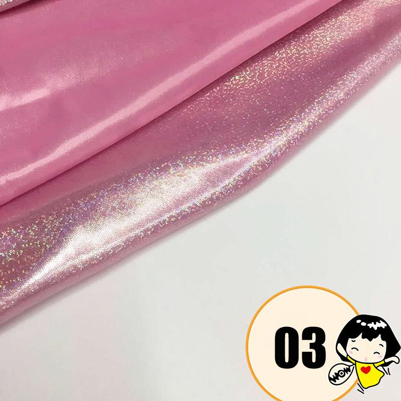 100*150cm Holographic Fluorescent Fabric Stretch Colorful Shiny Iridescent Laser Fabric DIY Sewing Stage Wedding Dress Decor
