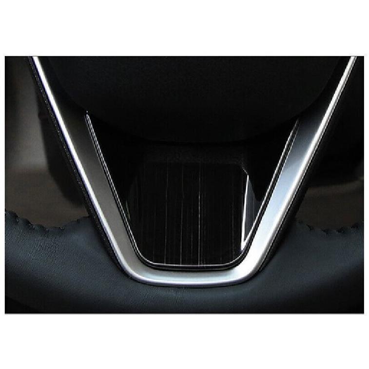 Inner Steering Wheel Sheet Cover Trim For Toyota Camry 2018- Black Titanium