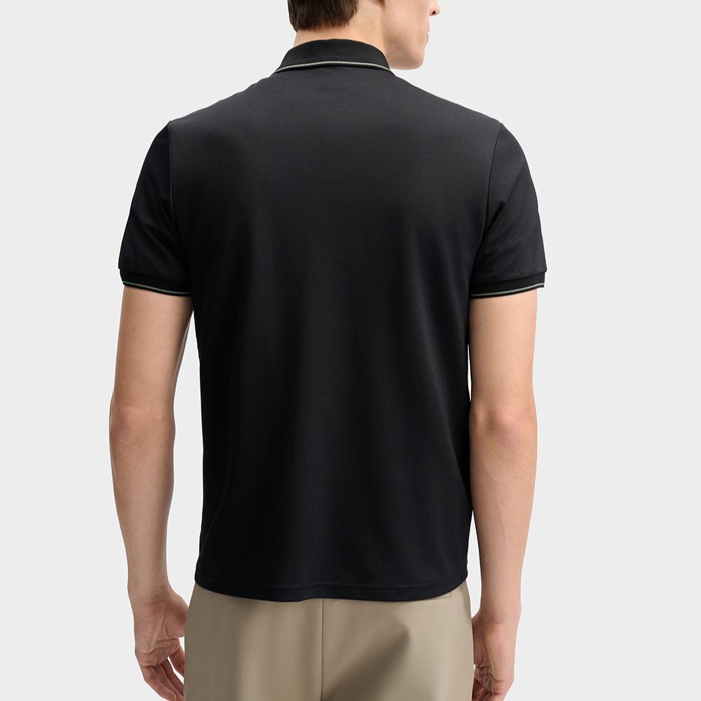 New FILA Polo Shirt Men's Jet Black F11M513103F-BK