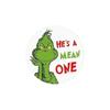 Christmas Decor - Acrylic Flat Ornaments With Whimsical Design For Tree & Home Holiday Decorating
