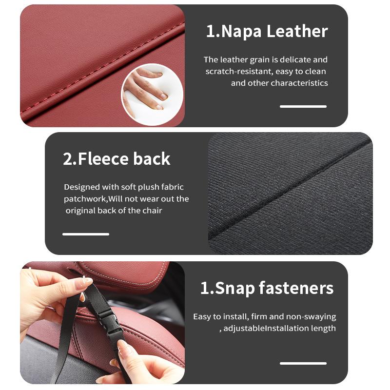 AQ1-Car Seat Middle Hanging Storage Bag Crevice Pocket Accessories For Benz W202 W212 W126 W140 W168 W177 CLS GLE GLC GLS CLA