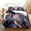 3D Print Anime Dororo Bedding Set Boys Girls Twin Queen Size Duvet Cover Pillowcase Bed Boys Adult Fashion Home Textileextile