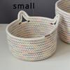 Desktop Storage Sets Cat Ear Organizer Cosmetic Snacks Sundry Keys Woven Storage Basket