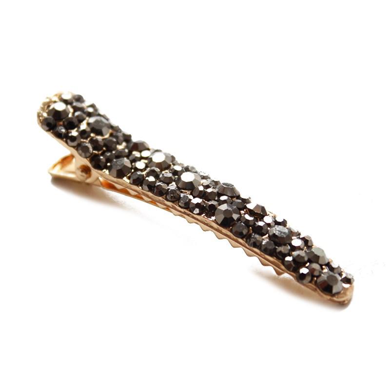 Women's Hairpin Shiny Toothed Alloy Diamond Beads Hairpins Bangs Hair Clip