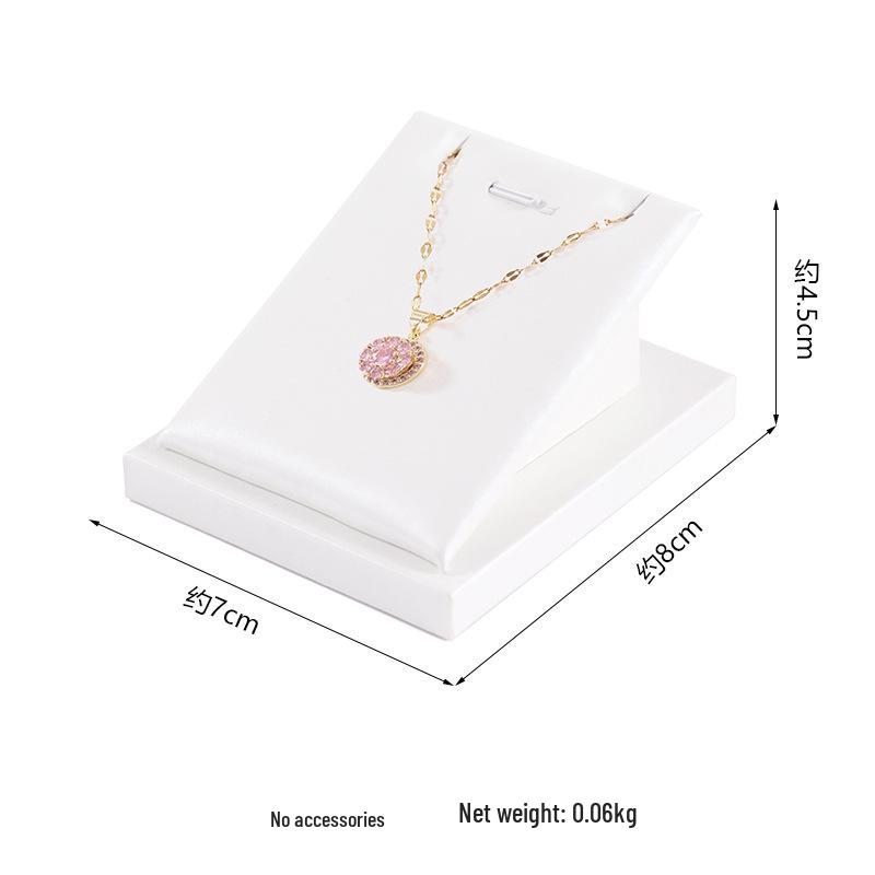 White Jewelry Display Stand for Bracelets, Rings, and Necklaces